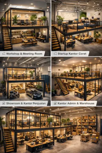 Mezzanine Ruang Kantor di Petogogan
