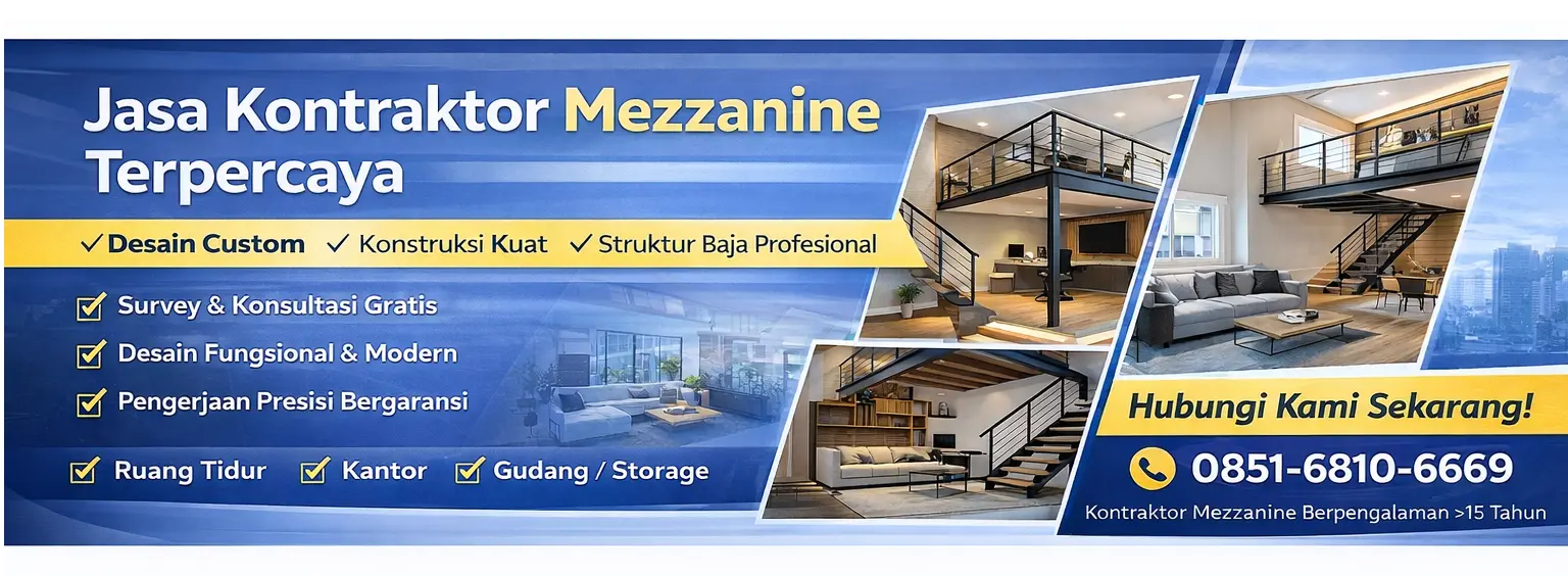 Jasa Pembuatan Mezzanine petogogan Bergaransi
